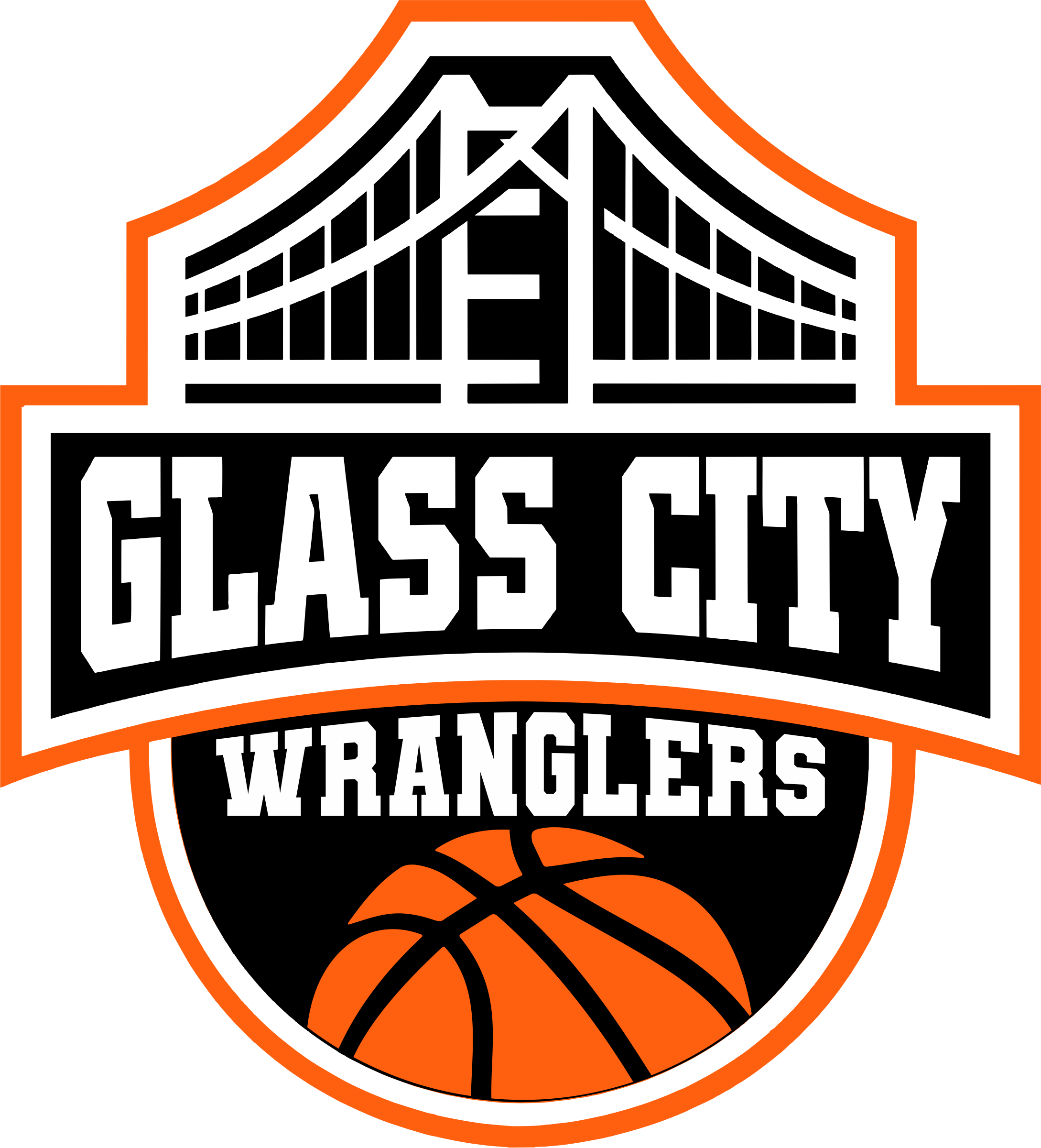 Glass City Wranglers Logo - Primary